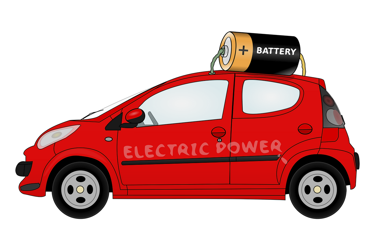 Electric car png sticker, transparent