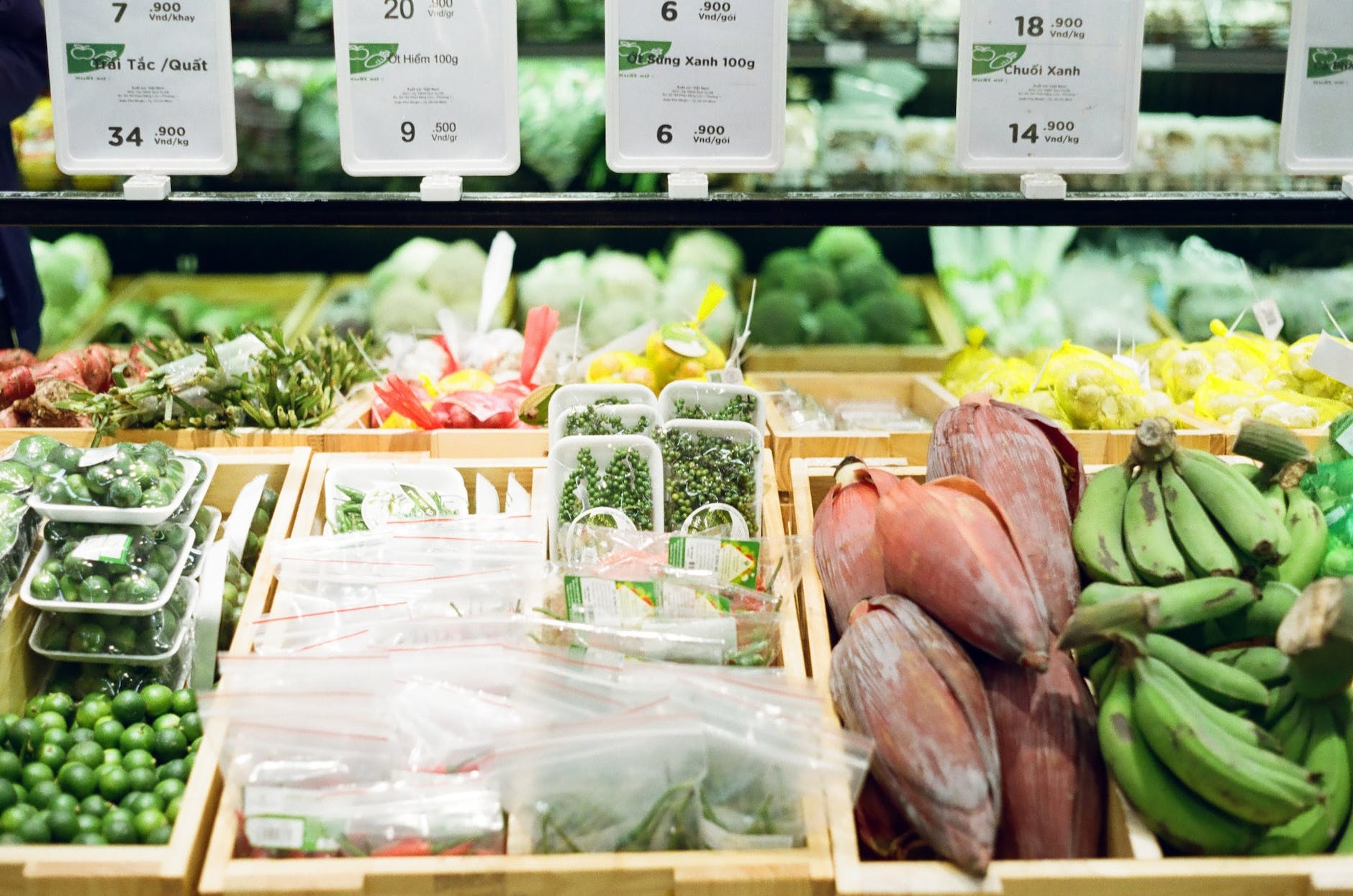 vegetables in market