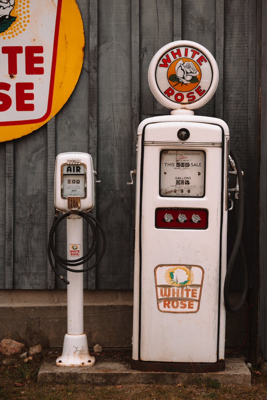 vintage gas pump